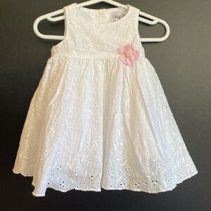 White Eyelet Dress